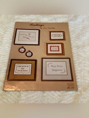 Vintage Feelings By Anne Brinkley Book 1 Cross Stitch Booklet Magazine
